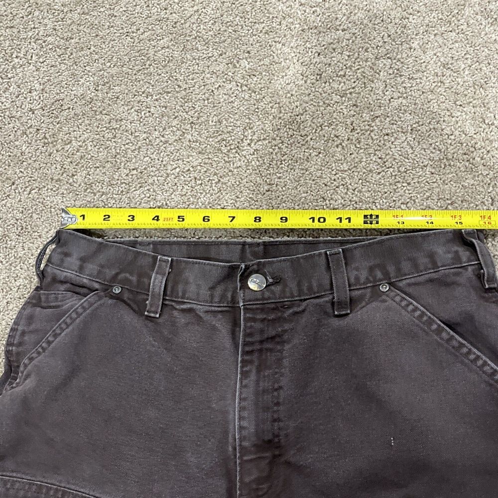 Carhartt B136 DKB Duck Double Knee Front Utility Work Pants 34x34 Vintage - Picture 8 of 12